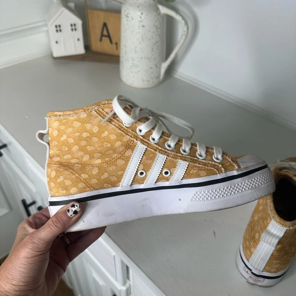 Adidas x Disney Bambi Nizza Sneakers Limited Edition Platform Mid Size 7.5 - Picture 7 of 10